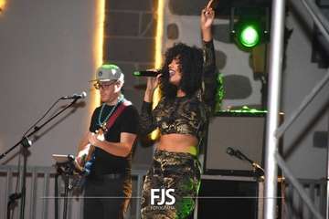 Concierto de Nia Correia en San Juan/Francisco Javier Santana e Ildefonso Rodríguez.